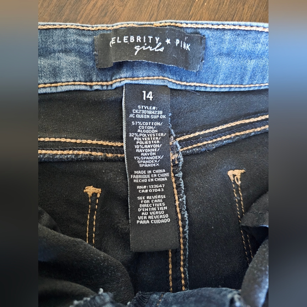 Celebrity Pink Dark Blue High-Rise Skinny Jeans - Picture 14 of 15